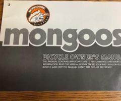 Mongoose Bicycle Owner's Manual